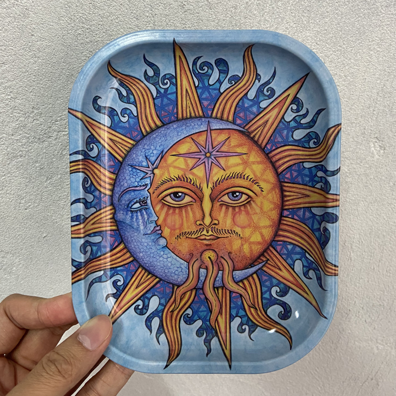 金属托盘烟斗丝醒草收纳盘