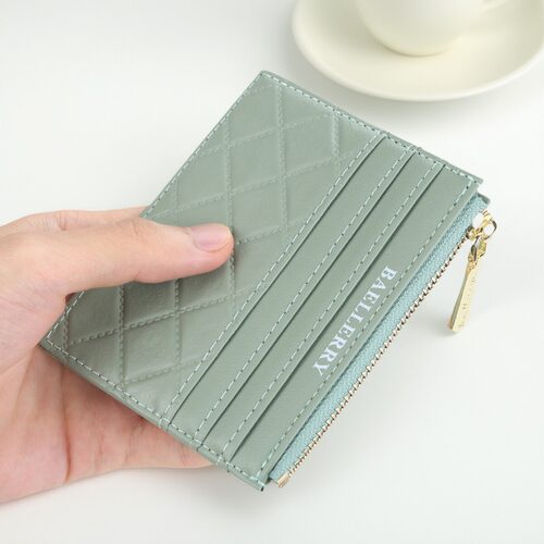 超薄小卡包证件卡套拉链钱包一体