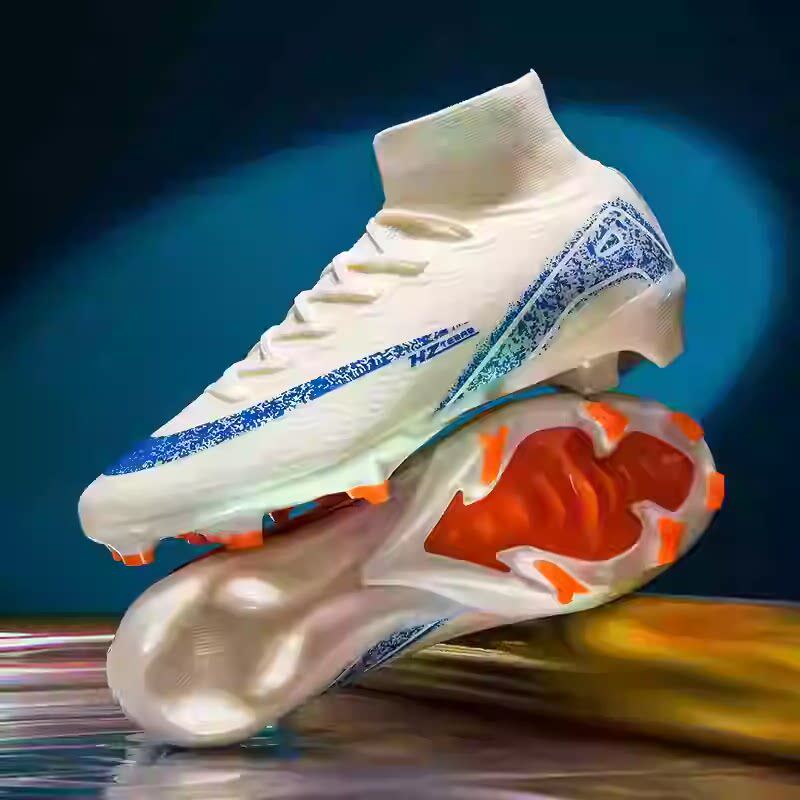 C罗刺客16儿童足球鞋男15AG长钉TF碎钉中高帮小学生训练专用球鞋