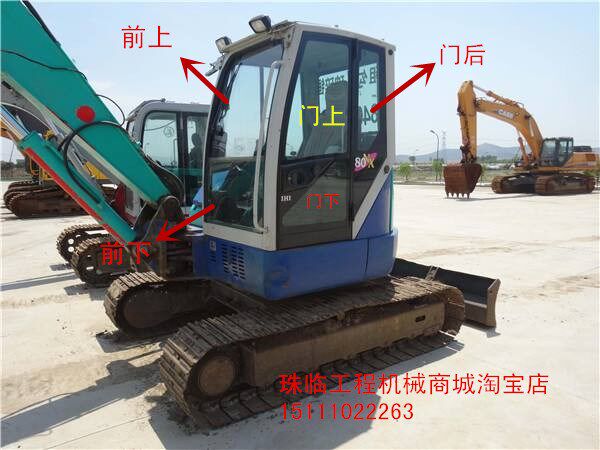 石川岛ihi80nx挖机玻璃 门窗左右前后上下挡风玻璃 不包邮走物流