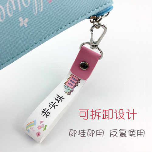 幼儿园姓名贴纯棉免缝防水扣名字贴儿童衣服标签定制校服名字贴纸