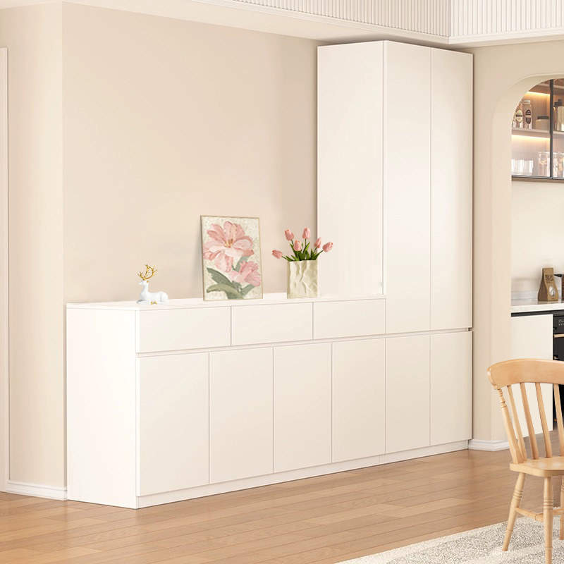 实木餐边柜靠墙一体家用简约储物柜墙边柜客厅置物柜可定制收纳柜,住宅家具,餐边柜,淘宝优惠券,粉丝福利购,淘宝优惠卷