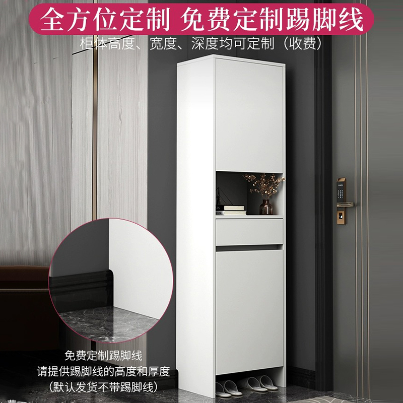 鞋柜家用门口高立式一体柜现代简约入户玄关柜小户型鞋柜储物柜子