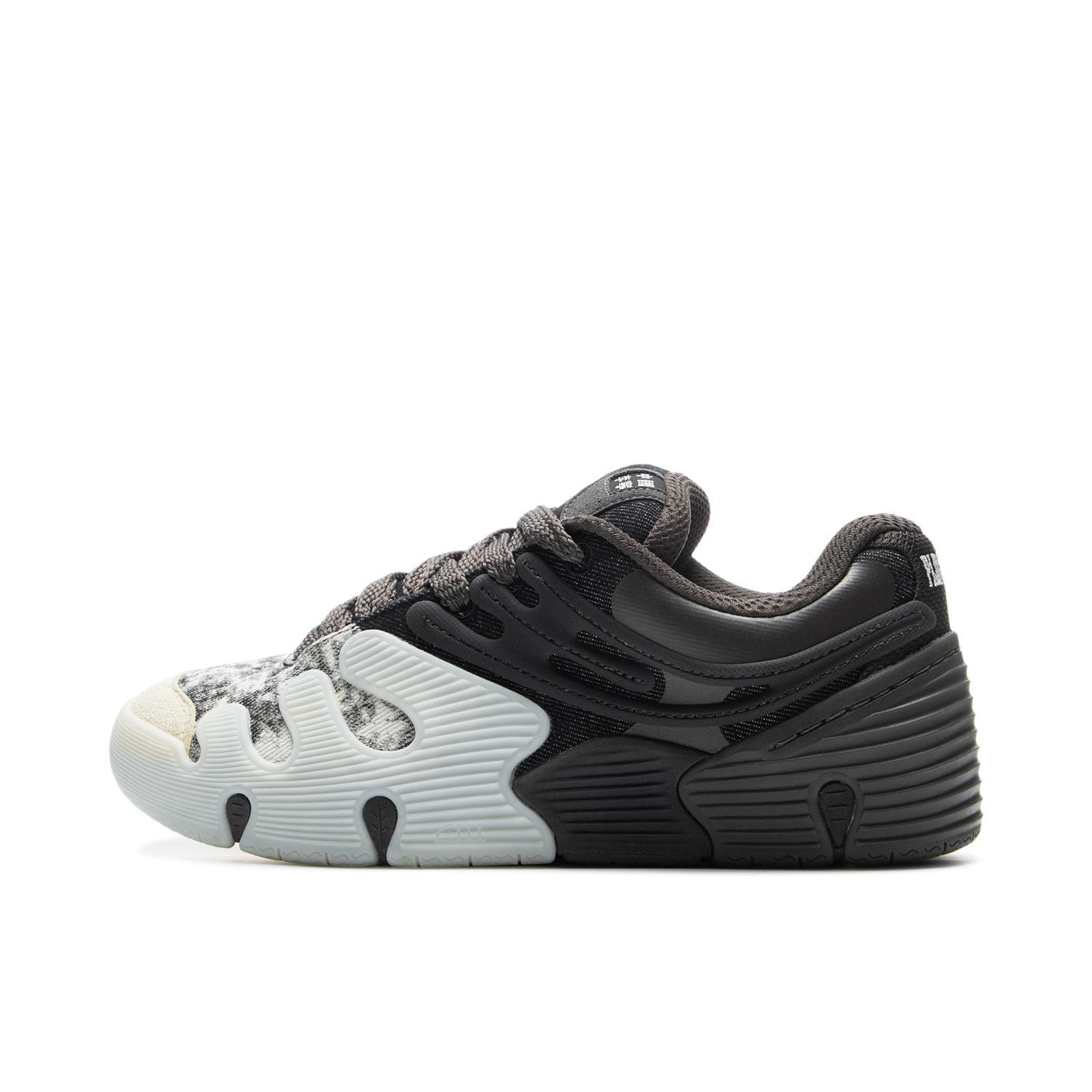 李宁正品板鞋x PLEASURES联名系列天蛟男款耐磨滑板专业鞋AEPU085