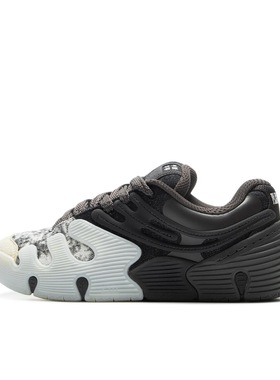 李宁正品板鞋x PLEASURES联名系列天蛟男款耐磨滑板专业鞋AEPU085