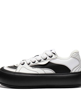 中国李宁2024秋季新款泡芙鞋女子休闲舒适耐磨潮流运动鞋AZGU068