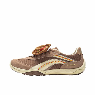 李宁正品德训鞋心流男女同款软弹减震回弹潮流运动休闲鞋AGLV096