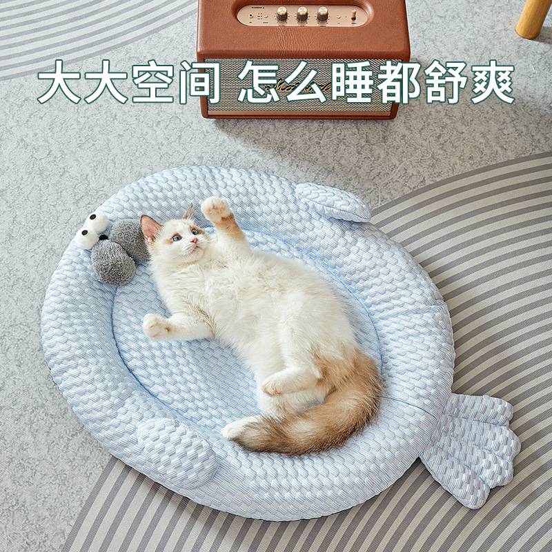 夏季凉窝宠物狗窝猫窝四季通用猫咪床小型犬泰迪睡觉沙发豆豆垫子