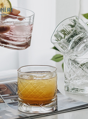 法国进口LAROCHERE威士忌酒杯高档套装杯子玻璃洋酒杯家用女水杯