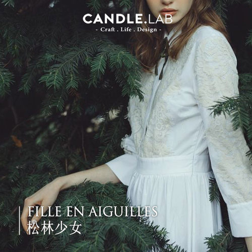 松林少女diy香薰蜡烛石膏精油