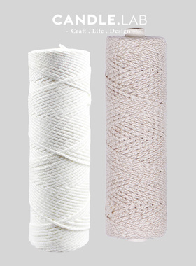 CANDLE.LAB | 纯棉线未过蜡烛芯整卷枝形蜡细杆蜡烛芯蜡烛材料31
