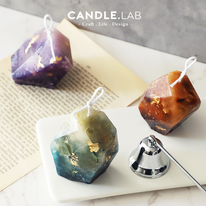 CANDLE.LAB | 几何多面宝石DIY香薰蜡烛石膏扩香石手工硅胶模具,家居饰品,香薰DIY材料/工具,淘宝优惠券,粉丝福利购,淘宝优惠卷