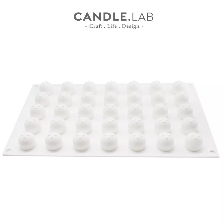 小圆球形diy香薰蜡烛硅胶模具