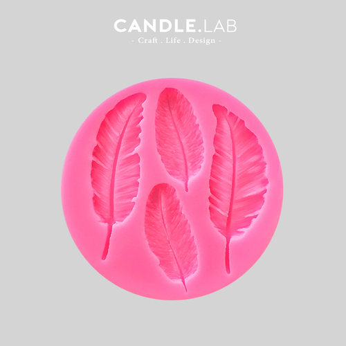 羽毛diy香薰石膏蜡烛硅胶模具