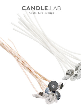 CANDLE.LAB | 进口花线过蜡烛芯蜡烛国产纯棉无烟环保芯带底座22
