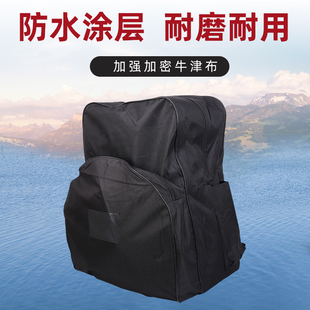 加厚渔具包大肚鱼具多功能鱼竿包防水钓椅背包大容量双肩包钓鱼包
