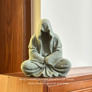 「众生为相 相由心生」无相佛禅意中式装饰造景桌面摆件礼物