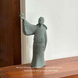 「无聊了 看李白举杯邀明月」历史人物摆件桌面禅意书架装饰礼物