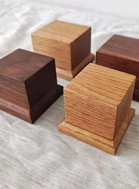 黑胡桃实木现代手工娃娃模型怪物块战锤胸像装饰基础DIY