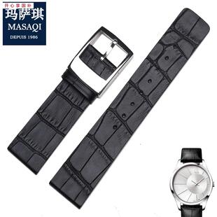 品牌代用适合CK真皮表带KOK211牛皮表带真皮皮带手表带男22MM