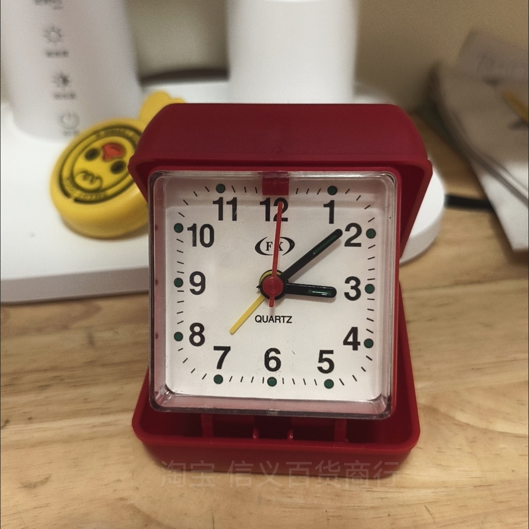 老式闹钟 7080年代时钟表 老款盒子钟 创意怀旧起床专用神器