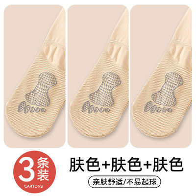 女童舞蹈袜夏季薄款连裤袜专业练功考级跳舞袜白色儿童打底裤春秋 — 3