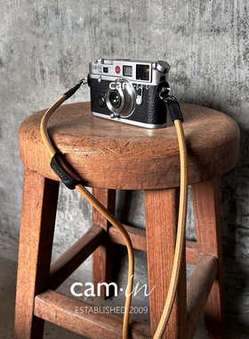 cam-in意大利真皮swift牛皮相机背带快拆多接口户外肩带斜跨挂带