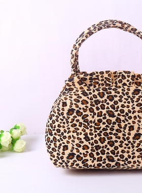 休闲棉布手提布包小号女包迷你手提包女包水饺包印花小拎包零钱包