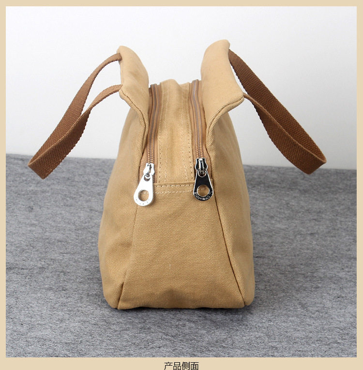 双拉链文艺小清新帆布包小包时尚女士手提包迷你纯棉妈咪手拎布包在类目 箱包皮具/热销女包/男包, 女士包袋中 - 来自Buy2taobao.com提供专业的淘宝代购服务