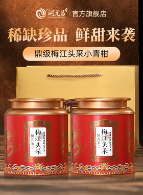 【时令头采】润元昌鼎级梅江头采小青柑茶柑普茶陈皮普洱茶礼罐装