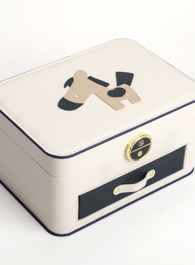 Sofis小马首饰盒女童儿童发饰收纳盒小女孩发夹礼盒宝宝发饰盒