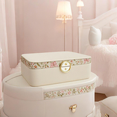 Sofis新款 精致高档轻奢首饰盒抗氧化黄金耳钉项链饰品首饰收纳盒