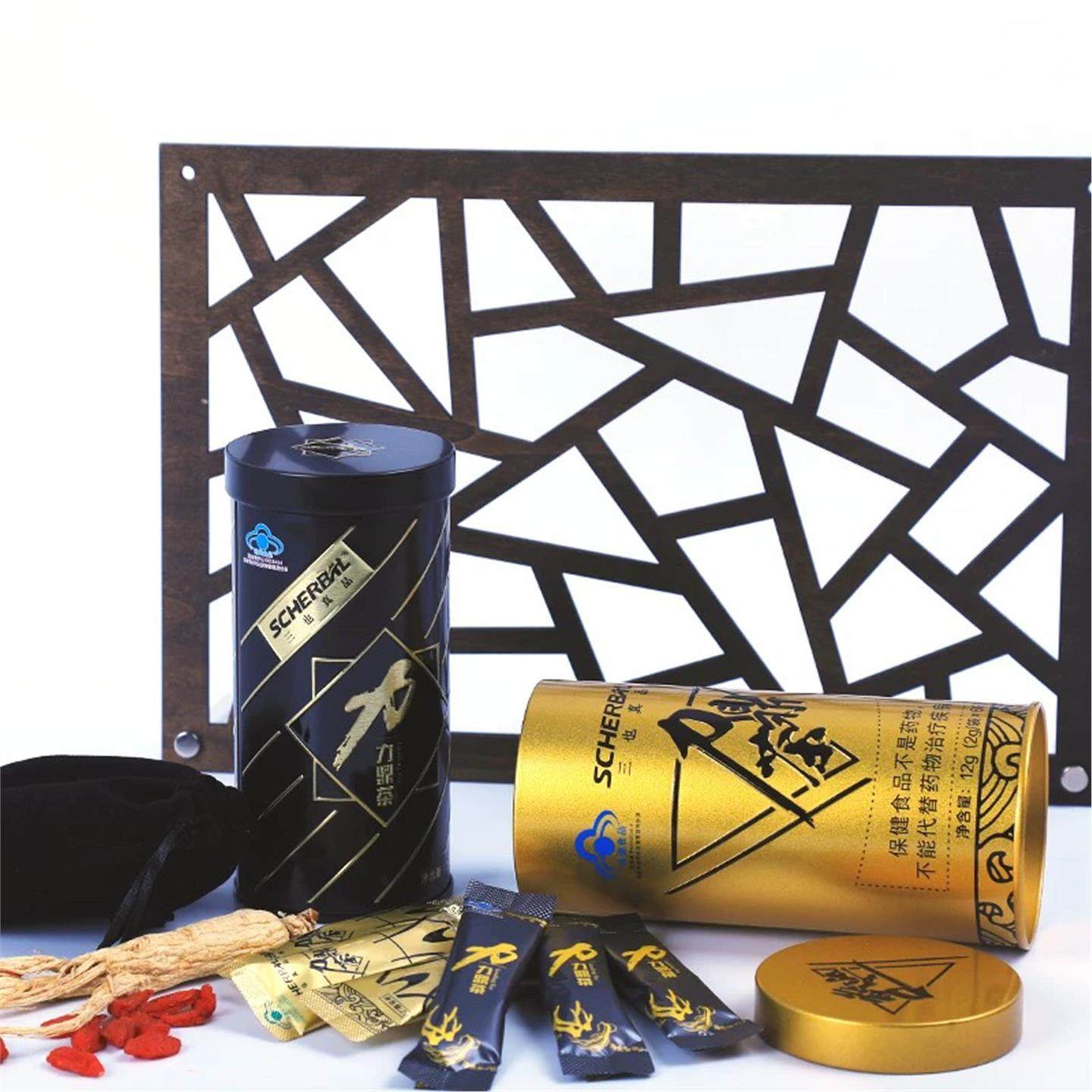 【拆包装发货】力鼎茶黑金盒装6袋*2g男性养生抗疲劳滋补养保健茶