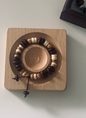 新中式百香籽【真】咖啡豆手链手串闺蜜手链小众复古设计复古设计