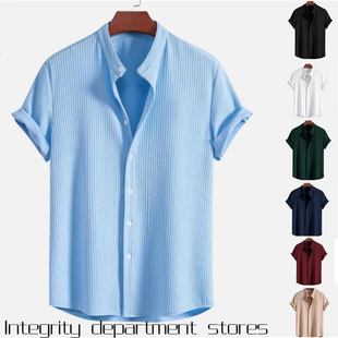 Fitted Sweatshirt Jacket男装 Casual 短袖 Fit 男士 纯 Loose