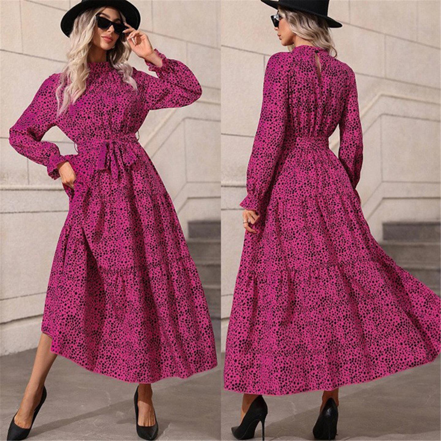 Sexy dress women's slim neck hanging strap print suit春夏印