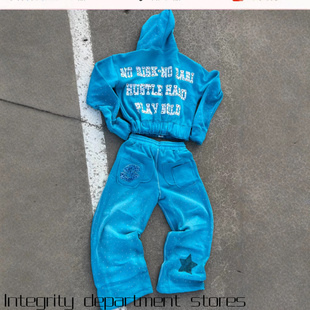 Loose Jacket春秋冬卫衣套装 Fit Sweatshirt 运动 Fitted Casual