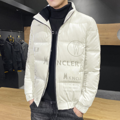 Men's youth trend short bright face winter thickened warm down jacket for men