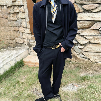 新款LP老钱风 Whitney极细羊绒桑蚕丝混纺衬衫夹克高级定制面料