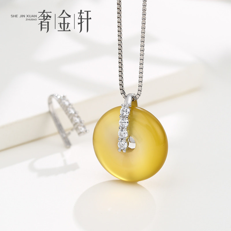 平安扣夹扣925纯银吊坠扣头 18k金扣子diy佛公翡翠玉石水晶银扣头,饰品/流行首饰/时尚饰品新,扣,淘宝优惠券,粉丝福利购,淘宝优惠卷