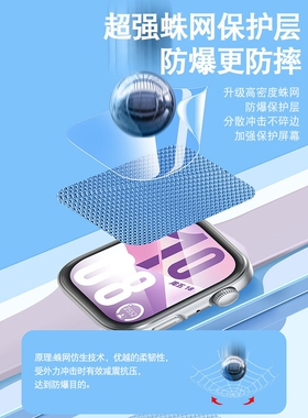 德国青果老黄适用华为WatchFit4水凝膜fit3智能手表10保护膜watch2钢化膜watchfitnew陶瓷newwatchd2全屏d防