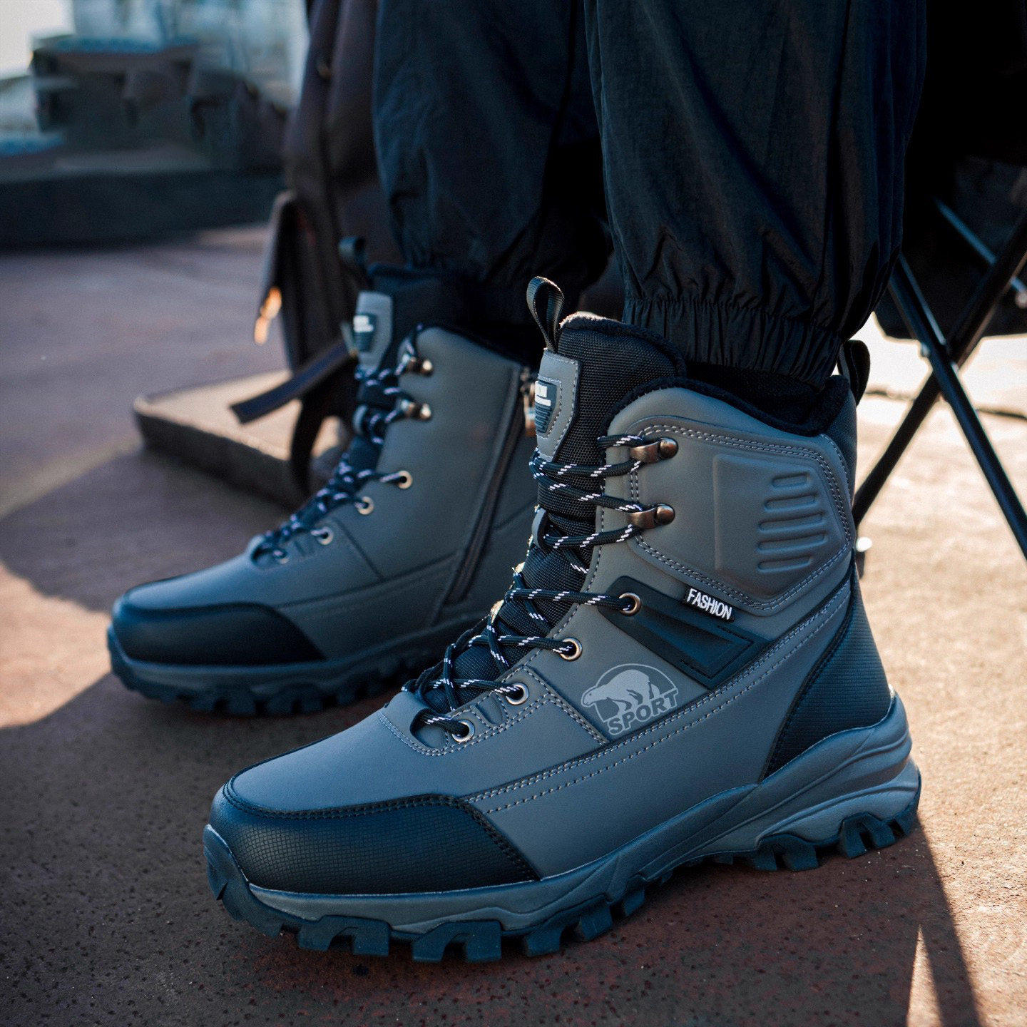 德国2025冬季新款雪地靴防滑保暖防水棉靴户外滑雪旅行加绒马丁靴,流行男鞋,时尚雪地靴,淘宝优惠券,粉丝福利购,淘宝优惠卷