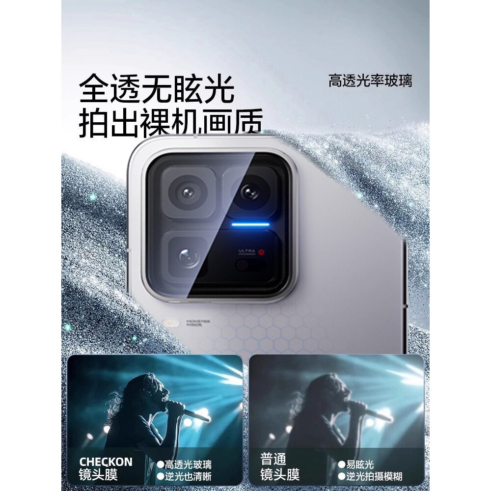 德国青果老黄适用iqoo15ultra镜头膜iqooz11turbo摄像头贴膜neo11保护13/12pro新款10z9x+手机钢化8por超清A