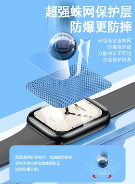德国青果老黄适用红米Watch5/6手表水凝膜Redmiwatch4保护膜Redmi智能运动手表watchs4小米手环10全屏9Pro曲