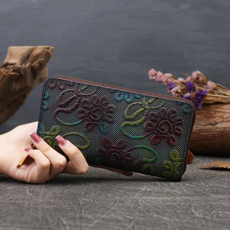 复古真皮卡包多卡位女生高级感风琴拉链头层牛皮大容量钱包零钱包,箱包皮具/热销女包/男包,钱包,淘宝优惠券,粉丝福利购,淘宝优惠卷