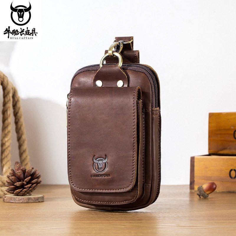 新款头层牛皮油蜡皮穿皮带 4.5.5寸手机多功能腰包带盖头磁扣包,箱包皮具/热销女包/男包,男士包袋,淘宝优惠券,粉丝福利购,淘宝优惠卷