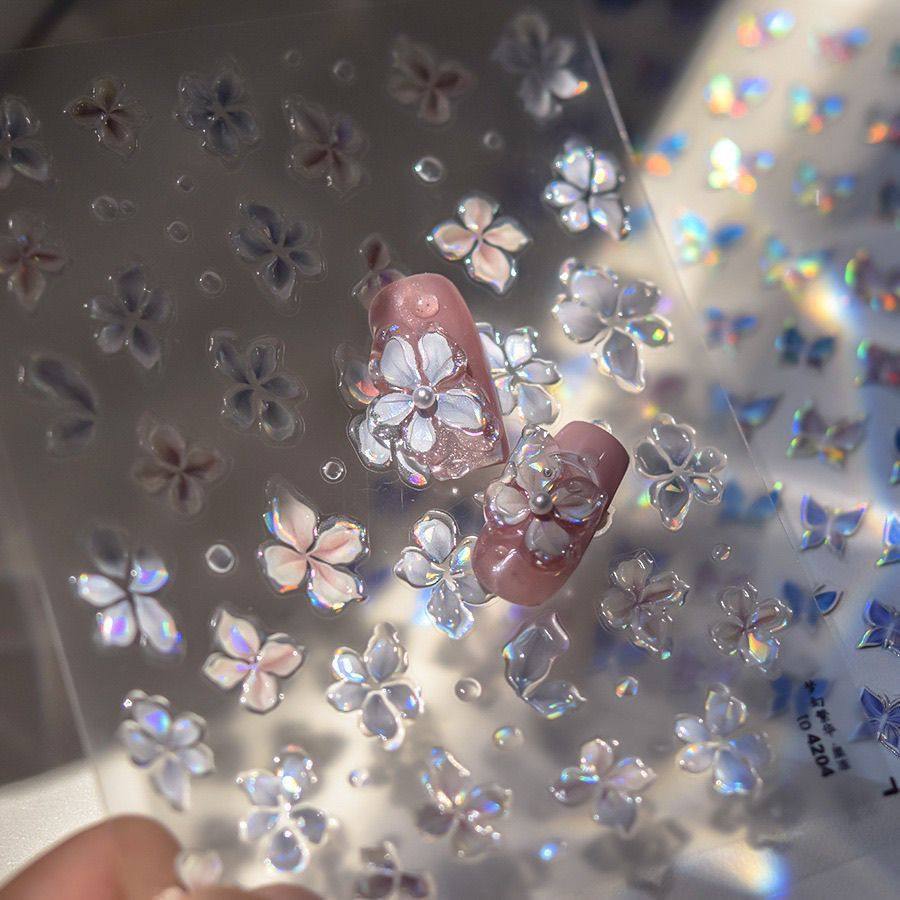 小红书贝壳灵动花朵美甲贴纸仙气极光梦幻繁华高级冰花饰品贴,彩妆/香水/美妆工具,美甲工具,淘宝优惠券,粉丝福利购,淘宝优惠卷