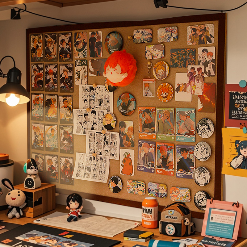 谷子毛毡板痛墙照片墙背景板