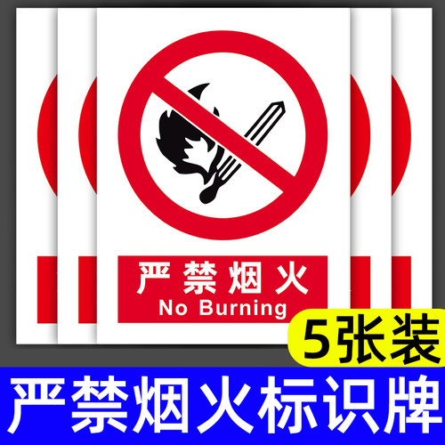 严禁烟火标识牌仓库重地注意防火