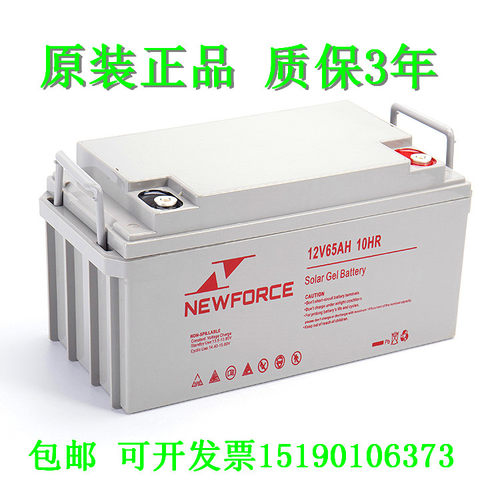 NEWFORCE蓄电池12V65AH 电梯/船舶/直流屏UPS/铁路/设备电源 电瓶